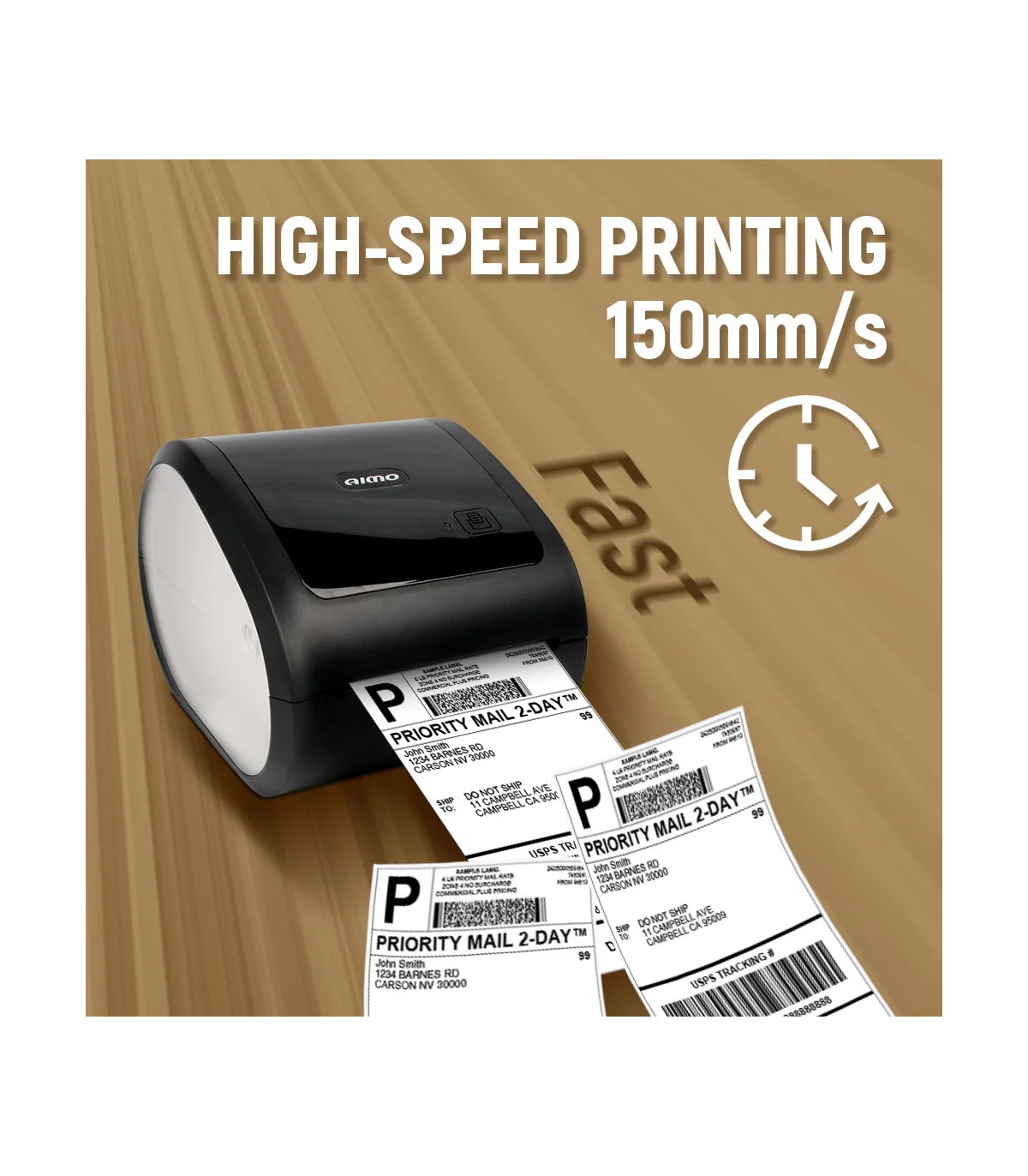 AIMO D520BT - Máy in nhãn vận đơn, in nhãn đơn hàng | AIMO Việt Nam