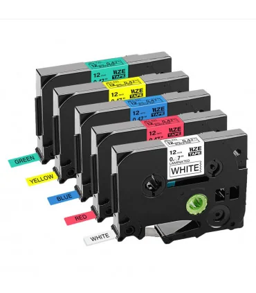 Nhãn HZe-261 (TZe-261), 36mm X 8m, chữ đen - nền trắng | AIMO Việt Nam