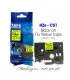 Nhãn HZe-C51 (TZe-C51), 24mm X 5m, Chữ đen - nền vàng sáng | AIMO Việt Nam