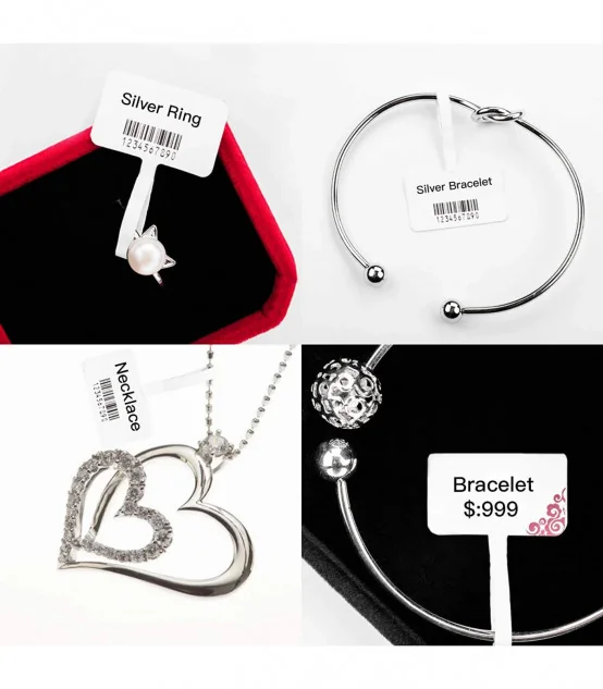 Nhãn Trang Sức 25 X 30mm, Màu Trắng, KTJ-T2530-45-100 | AIMO Việt Nam