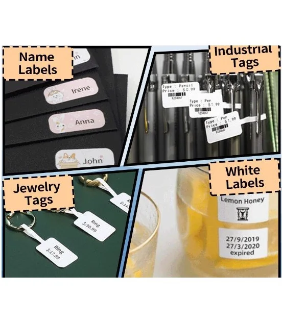 Nhãn Trang Sức 50 X 19mm, Màu Trắng, KTJ-H5019-250PC | AIMO Việt Nam