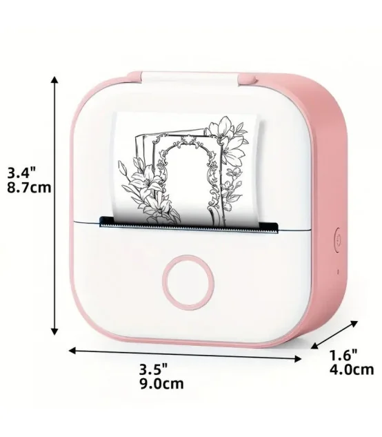 Máy in nhãn mini T02, Bluetooth, in không mực | AIMO Việt Nam