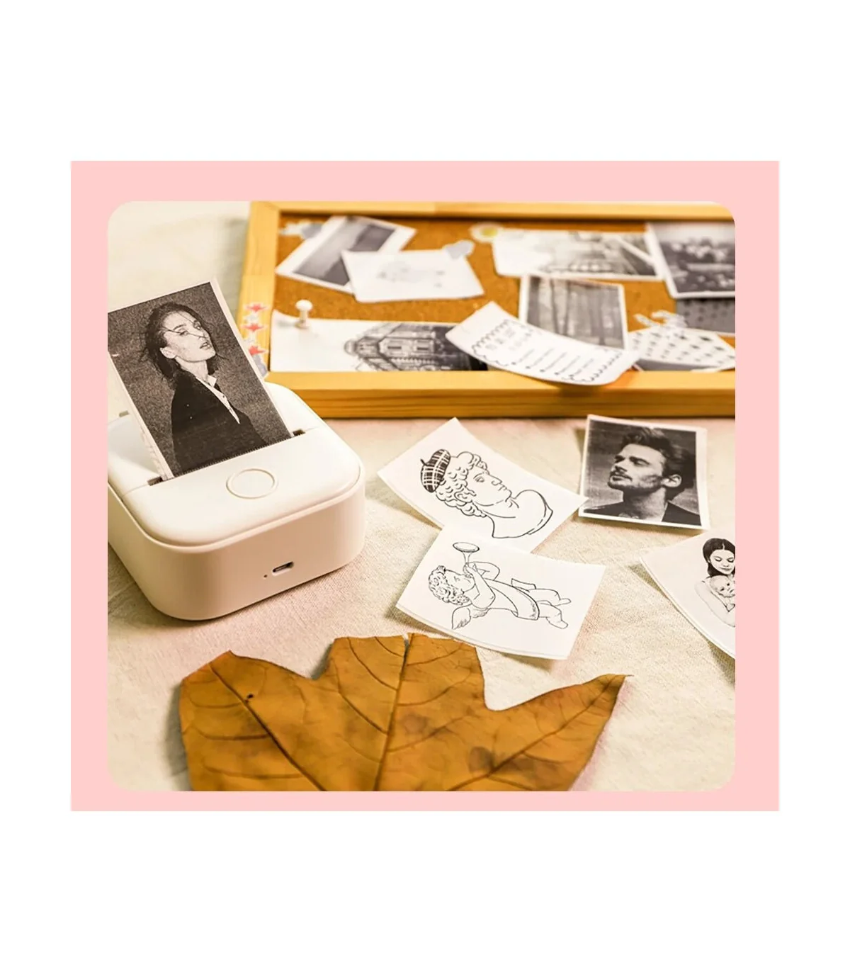 Máy in nhãn mini T02, Bluetooth, in không mực | AIMO Việt Nam