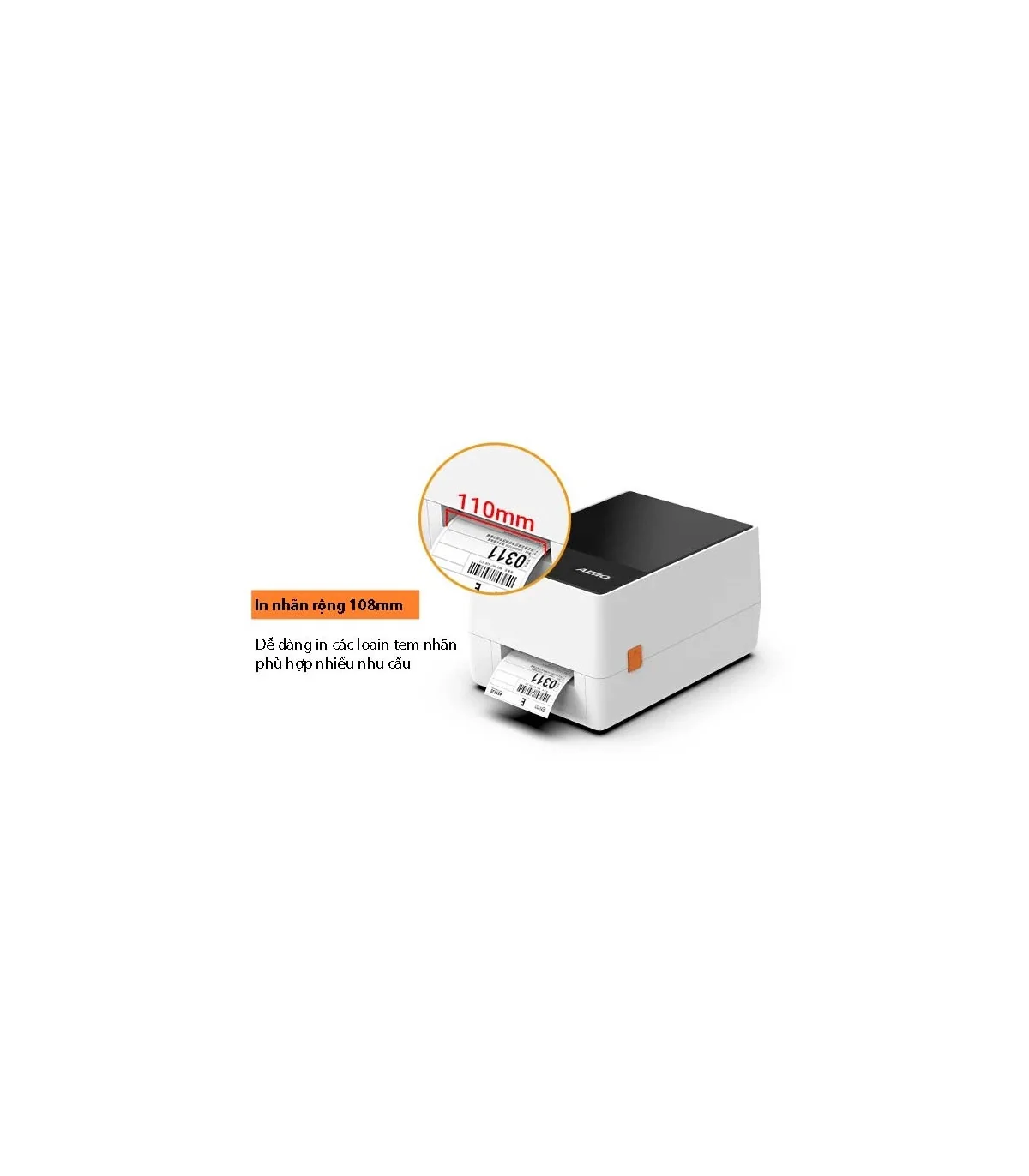 Máy Nhãn AIMO CT200 - In Đơn Sàn TMDT, in nhãn kho hàng, nhãn bán lẻ, nhãn siêu thị, nhãn mã vạch ... | AIMO Việt Nam