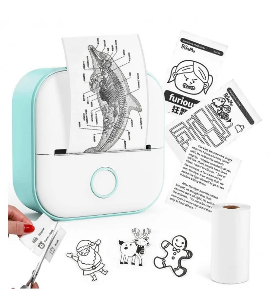 Giấy in nhiệt màu trắng cho T02, 53mm X 6.5m, KT-RM10, không keo | AIMO Việt Nam