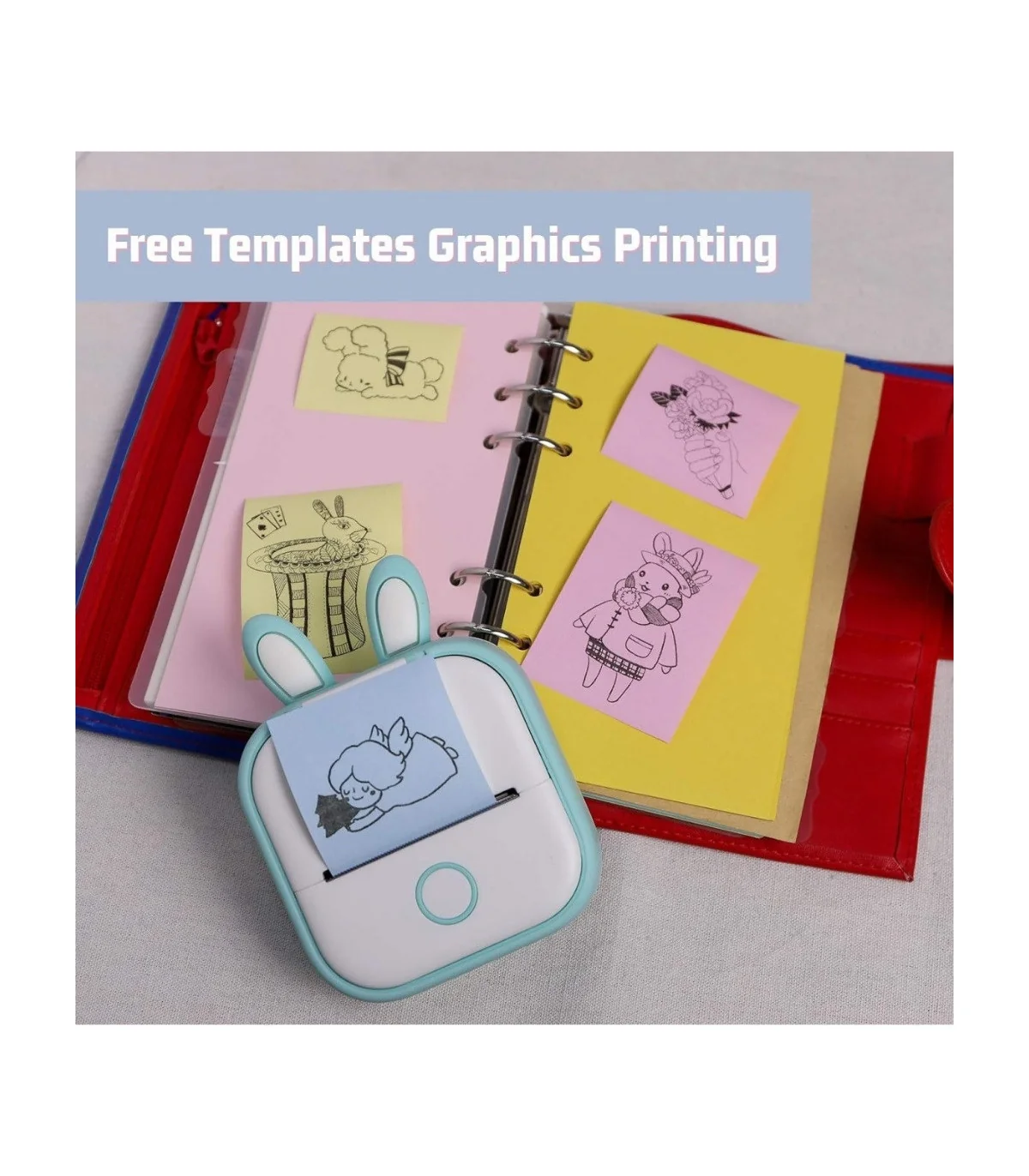 Giấy in nhiệt Vàng/Hồng/Xanh cho T02, 53mm X 6.5m, KT-RMYPB, không keo | AIMO Việt Nam