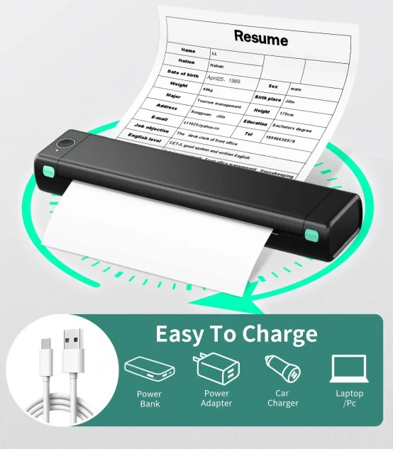 Máy in A4 di động AIMO M08F | AIMO Việt Nam