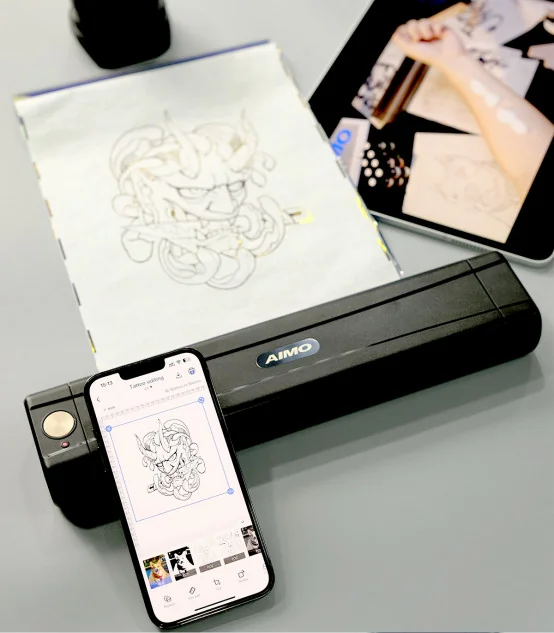 Máy Scan Hình Xăm AIMO M08E-WS | AIMO Việt Nam