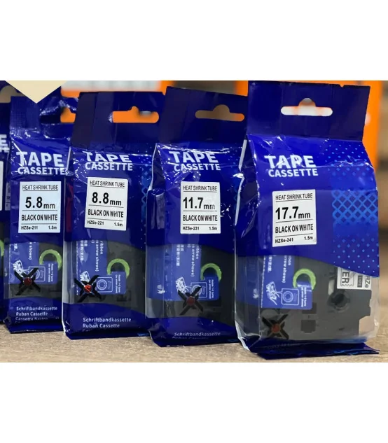 Băng Ống Co Nhiệt HZSe-611, 6mm X 1,5m, Cáp 1.7-3.2mm, Vàng | AIMO Việt Nam