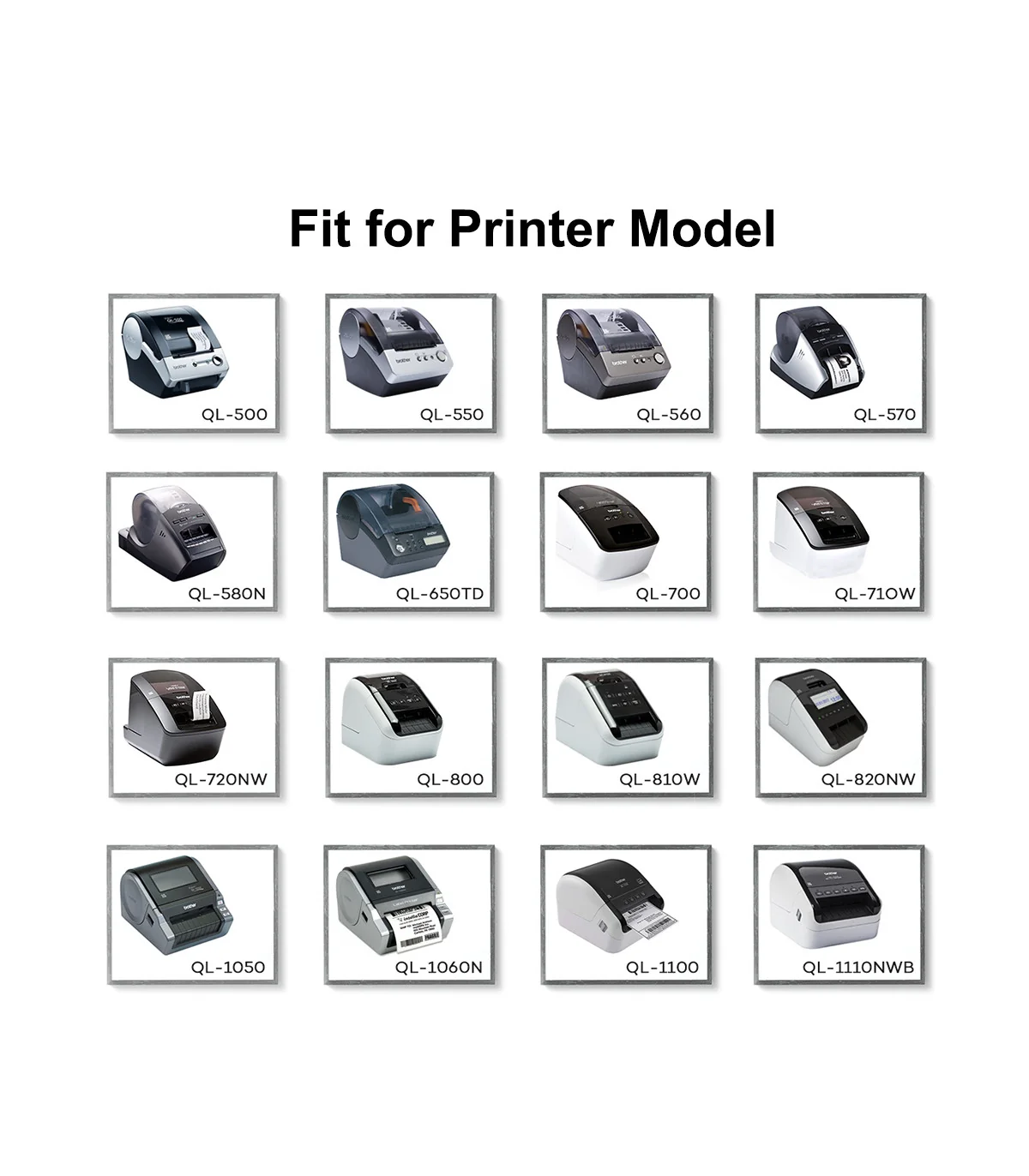 Nhãn film nhựa EK-22211 (DK-22211), 29mm x 15m, Trắng | AIMO Việt Nam