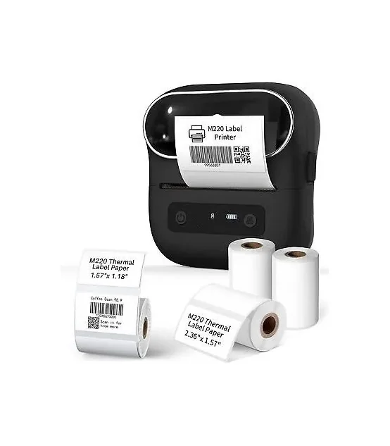 Máy in nhãn mini M220, Bluetooth, cầm tay di động | AIMO Việt Nam