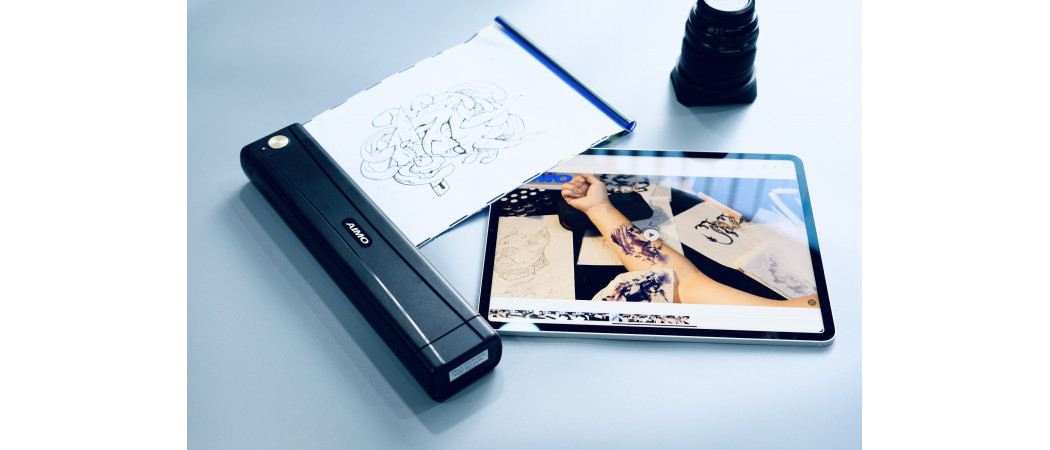 Máy In-Scan Hình Xăm AIMO M08E-WS Dành Riêng Cho Thợ Xăm Và Những Người Đam Mê Xăm Hình Nghệ Thuật !